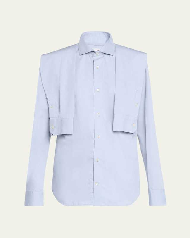 Extra-Sleeve Button-Down Shirt